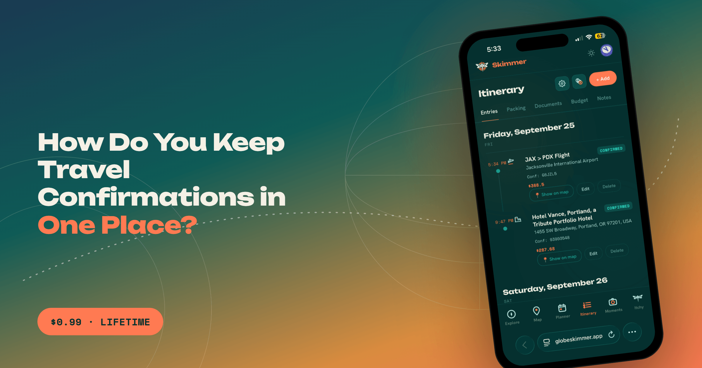 How Do You Keep Travel Confirmations in One Place?