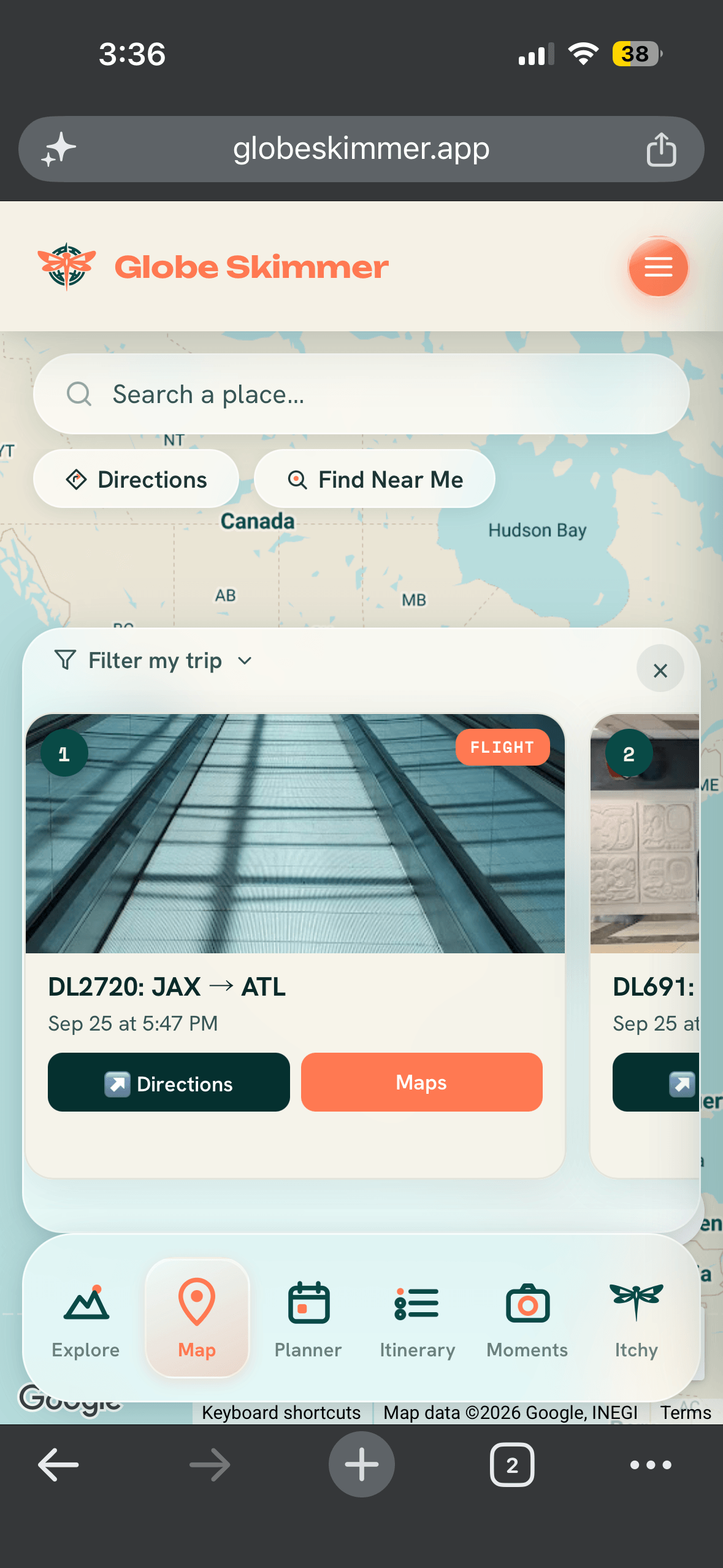 Skimmer screenshot